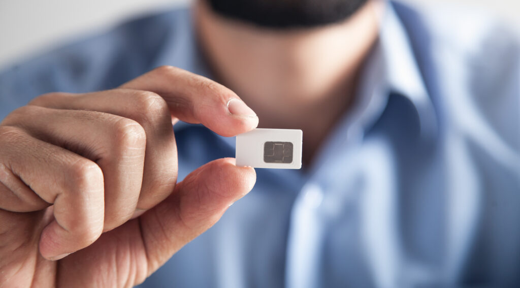 sim card visualization. Available in fliteca e-shop